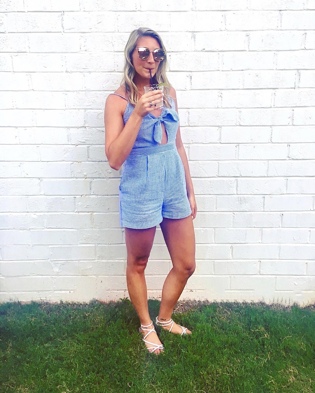 Front Knot Romper
